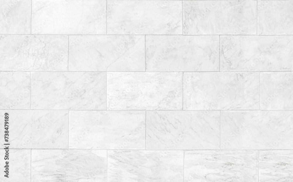 Fototapeta premium Marble tiles seamless wall texture patterned background.