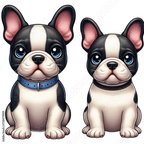 Animal, dog, pet, cute dog, lovely dog, spotted dog, illustration, digital art, dog character, animal character,