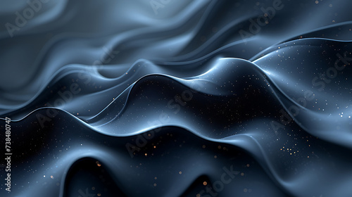a dark coloured wavy shaped fractal design desktop wallpaper © growth.ai