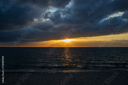 sunset at the baltic sea near malmoe, wseden © Wolfgang