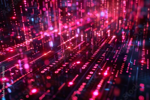 Code, HTML, php web programming source code. Abstract code background - 3d rendering background