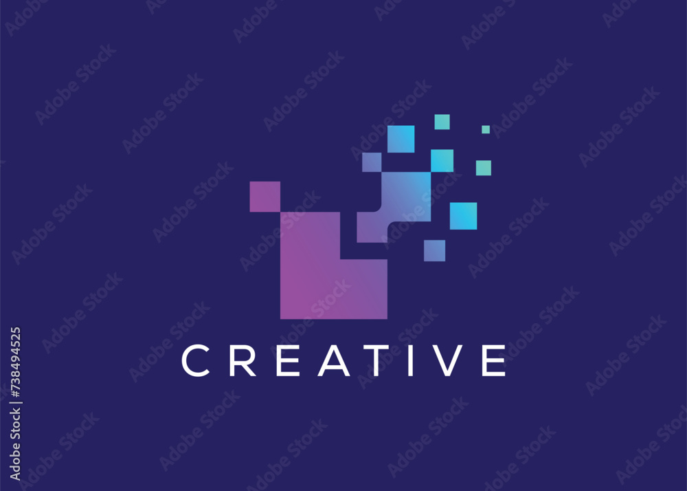 Minimalist and Modern letter L technology logo design vector template Minimalist and Modern letter L technology logo design vector template