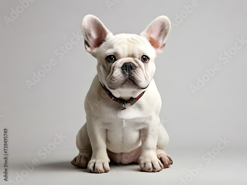 "Charming French Bulldog: White Background Edition" "Elegant Frenchie Posing Against White Backdrop" "Pure Joy: French Bulldog in Studio Isolation" "Simplicity in Elegance: French Bulldog on White" "M