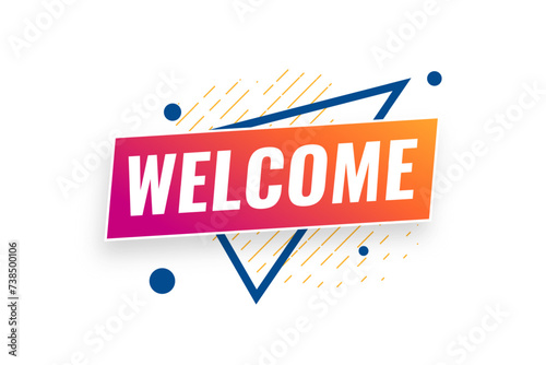 modern welcome lettering for your next event