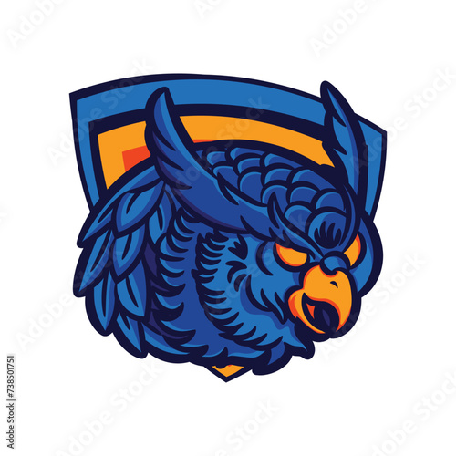 Owl Mascot Logo