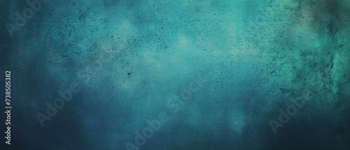 Grainy gradient background, blue-green grunge noise texture.