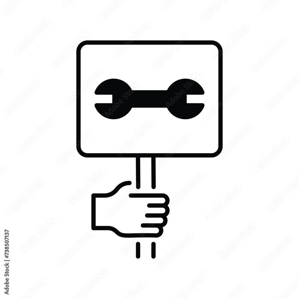 labour day icon with white background vector stock illustration labour day icon with white background vector stock illustration