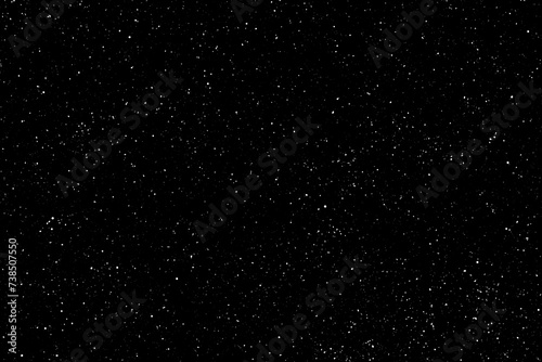 Starry night sky. Galaxy space background. Glowing stars in space. New Year, Christmas and celebration background concept.