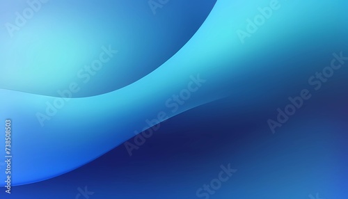 Abstract blue color gradient curve, wave with line textured background. AI-generated