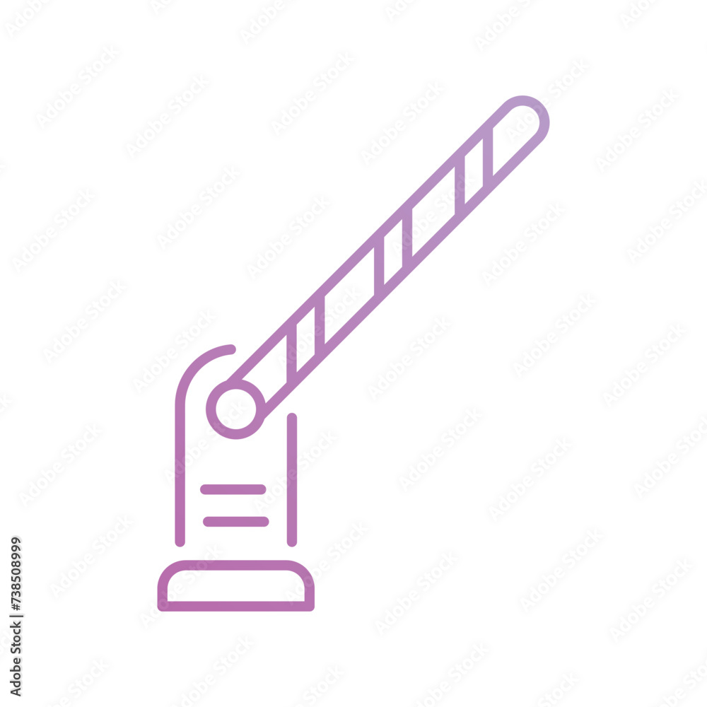 barrier icon with white background vector stock illustration barrier icon with white background vector stock illustration