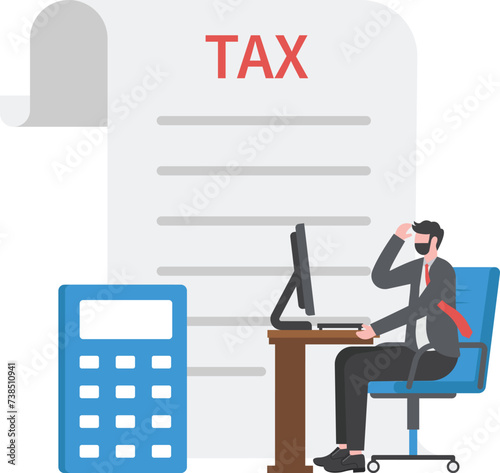 statement, taxpayer counting tax and profit, accounting and financial analysis

