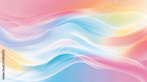 colourful pastel Background With A Curved Shape