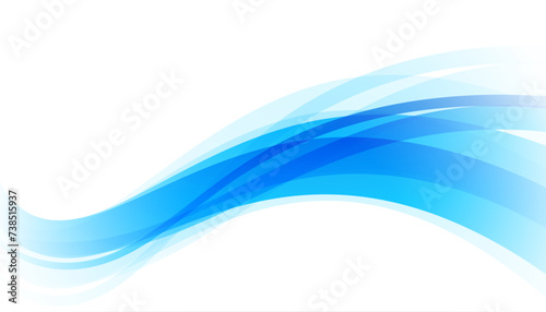 abstract and modern blue wave gradient background for presentation © starlineart