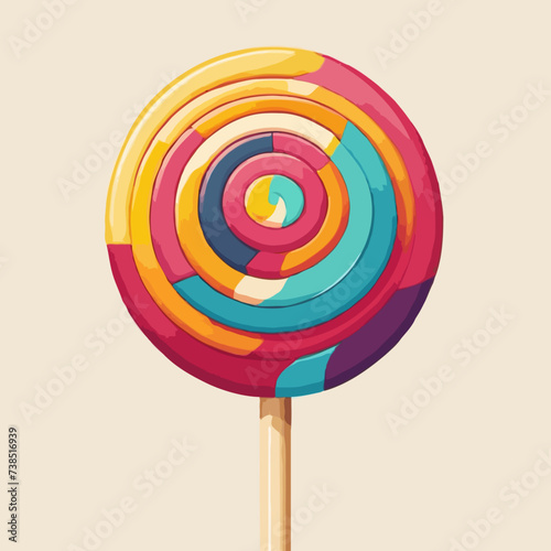 lollipop isolated on white background