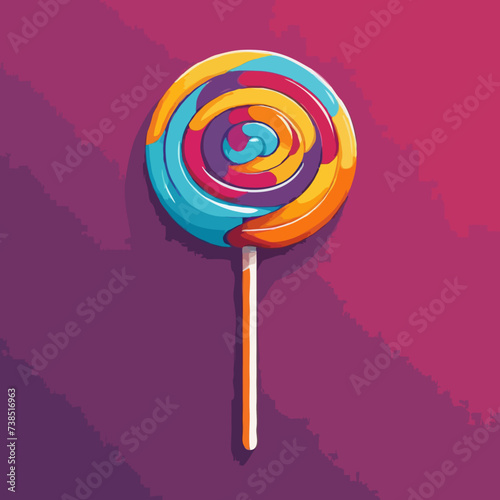 lollipop isolated on white background