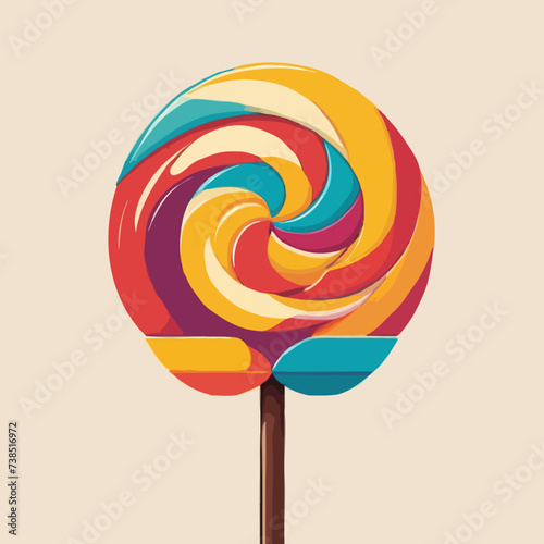 lollipop isolated on white background