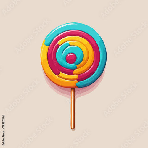 lollipop isolated on white background