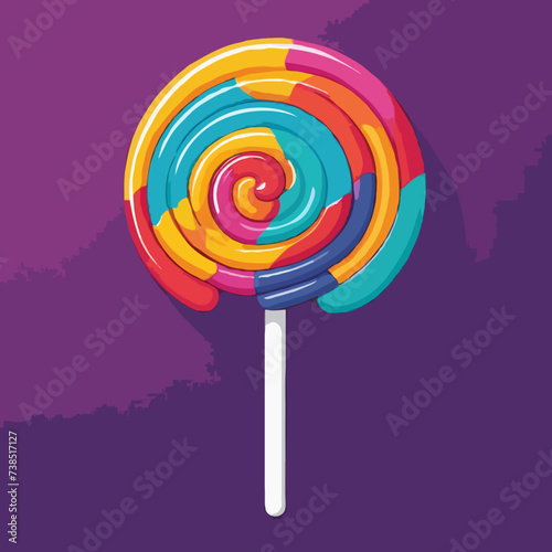 lollipop isolated on white background