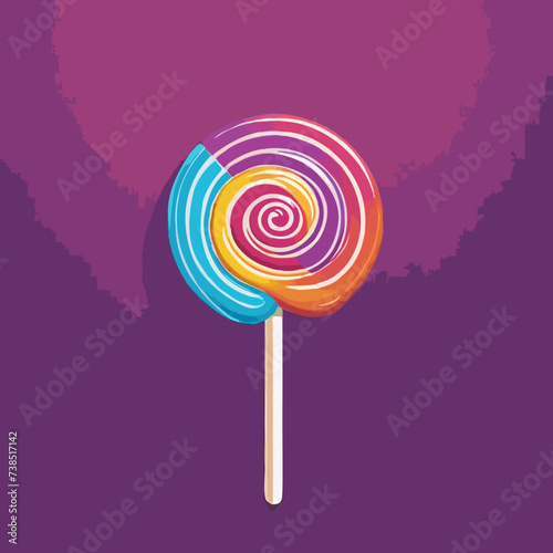 lollipop isolated on white background