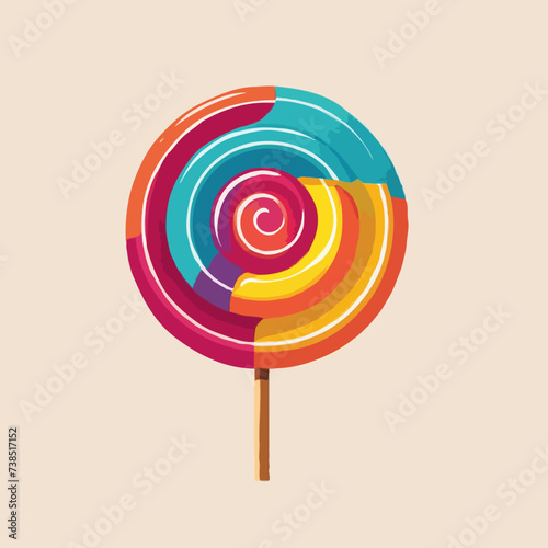 lollipop isolated on white background