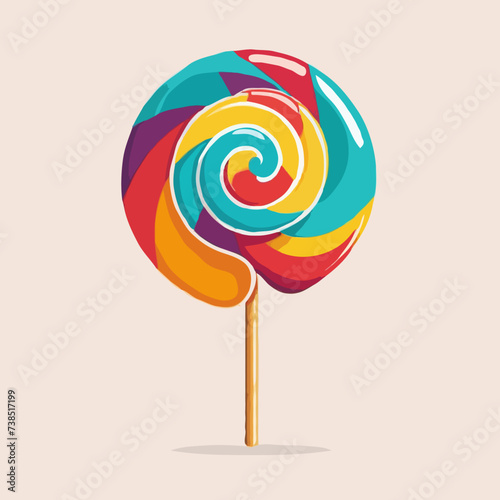 lollipop isolated on white background