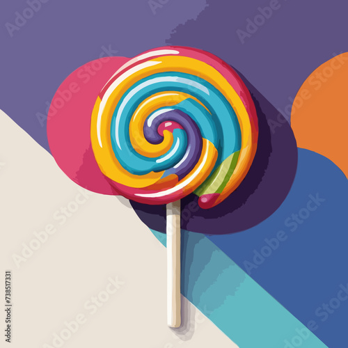 lollipop isolated on white background