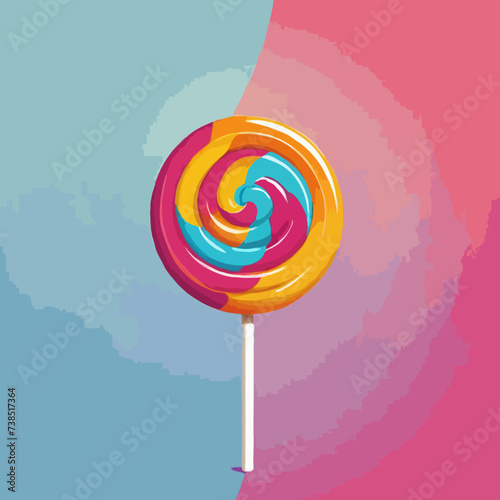 lollipop isolated on white background