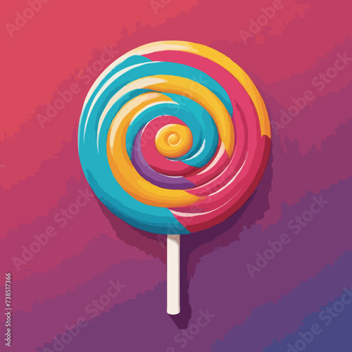 lollipop isolated on white background