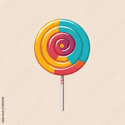 lollipop isolated on white background