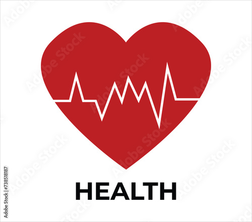 heart and heartbeat. better heart health concept