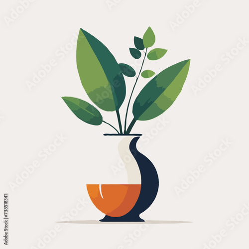 plant in flowerpot