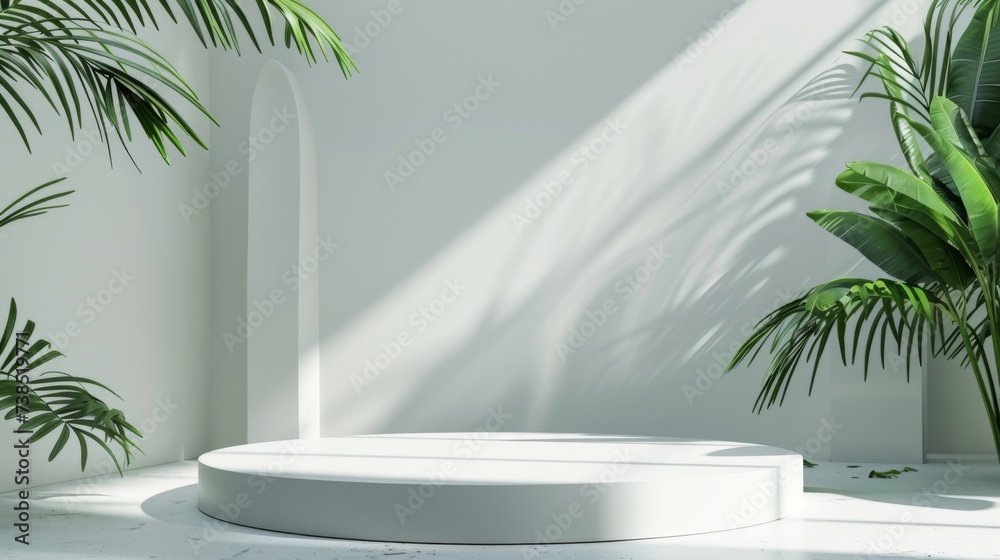 Green Plant Beside White Wall in Minimal Room Green Plant Beside White Wall in Minimal Room