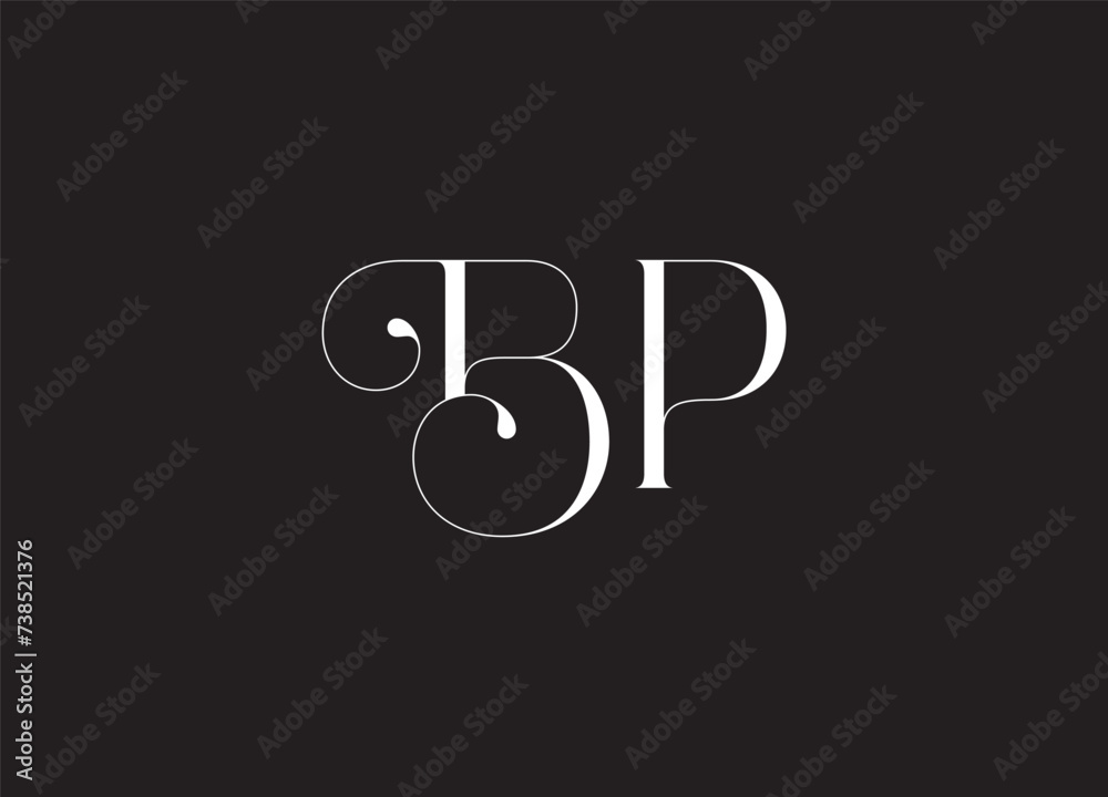 BP, PB Letter Initial Logo Design BP, PB Letter Initial Logo Design