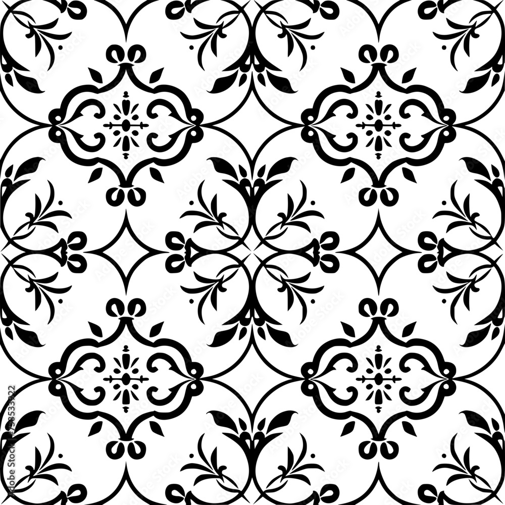 Obraz premium floral pattern, abstract pattern, vector paper, digital paper, abstract pattern, hand drawn geometric pattern, geometric seamless pattern, minimalistic seamless patterns, doodle lines pattern, texture