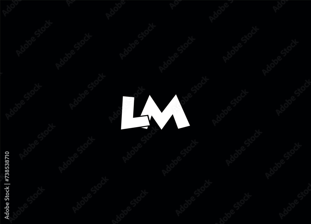 LM letter logo design and initial logo design LM letter logo design and initial logo design