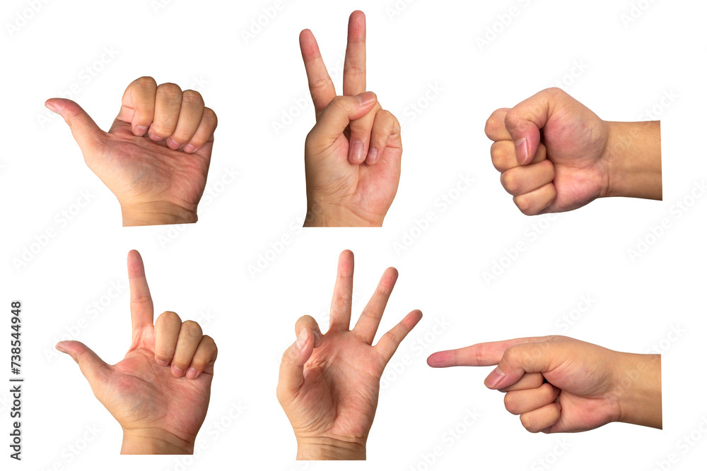 sign language isolated on transparent background, PNG sign language isolated on transparent background, PNG