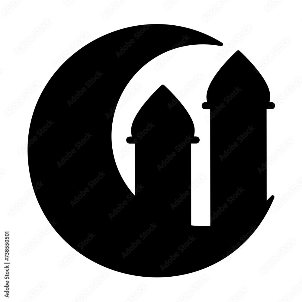 moon glyph icon moon glyph icon