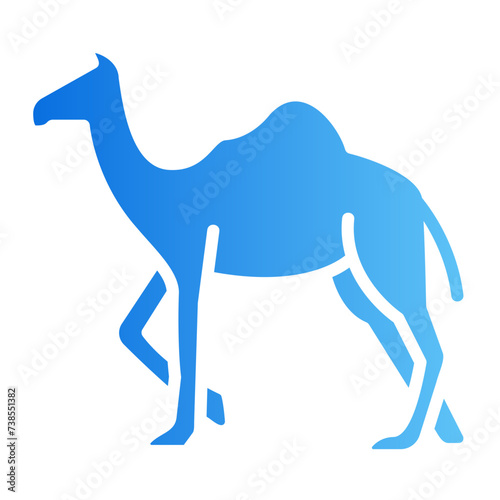dromedary gradient icon