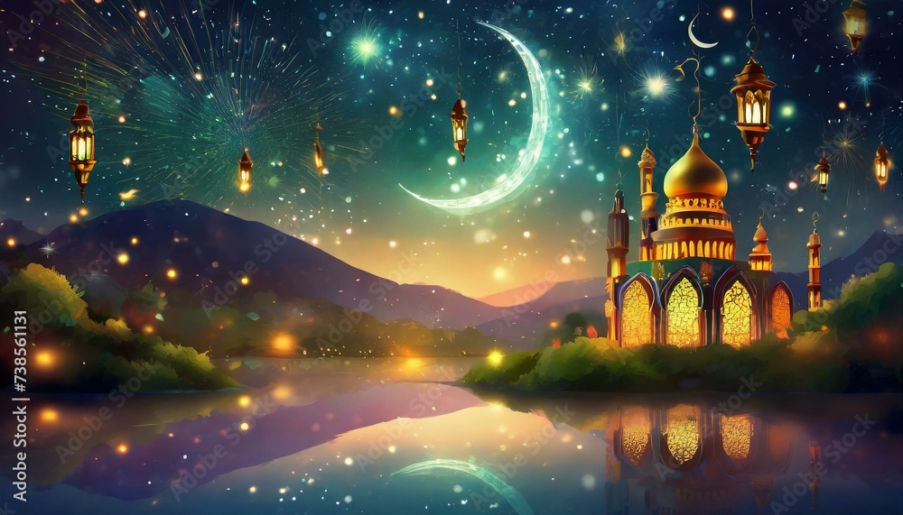 Ramadan Mubarak Islamic  wallpaper 2024