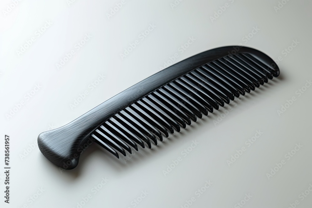 Black Comb on light background Black Comb on light background
