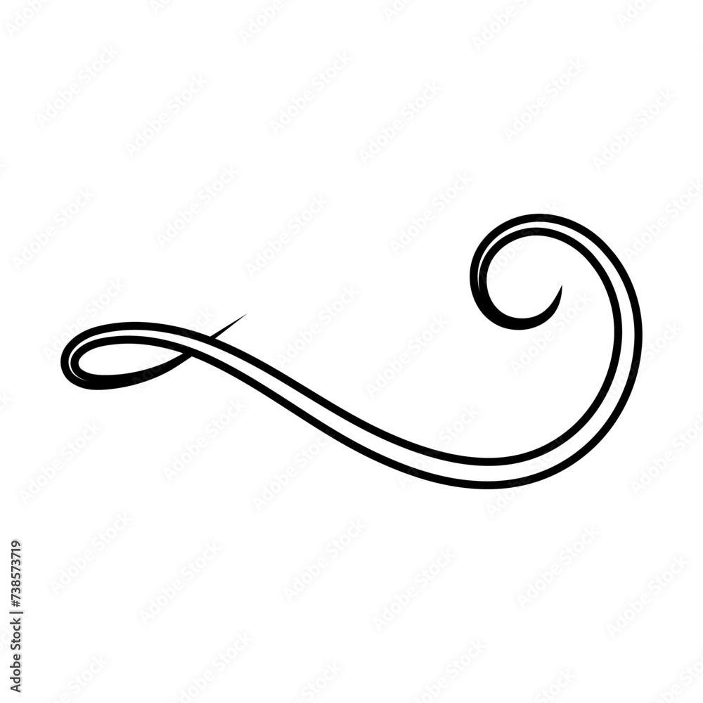 Swishes vector icon. Swashes illustration sign. Swoops symbol. Aroma logo. Swishes vector icon. Swashes illustration sign. Swoops symbol. Aroma logo.