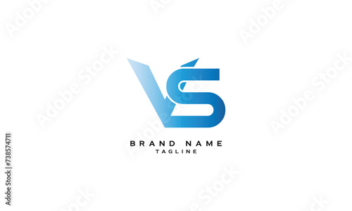 VS, SV, Abstract initial monogram letter alphabet logo design Free Download VS, SV, Abstract initial monogram letter alphabet logo design - GFXLoad