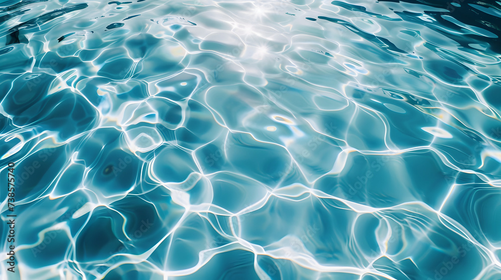 Swimming pool water, natural abstract background Swimming pool water, natural abstract background