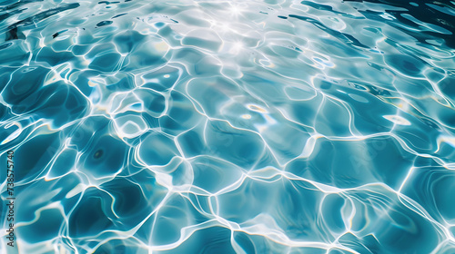 Swimming pool water, natural abstract background