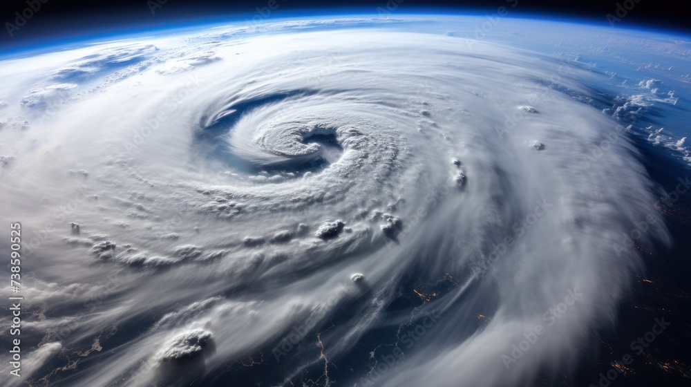 Hurricane Florence over Atlantics UHD WALLPAPER