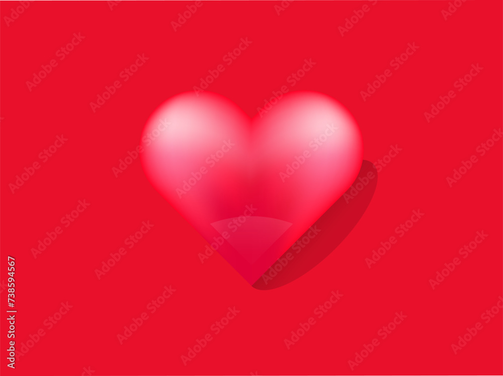 love symbol isolated vector illustration