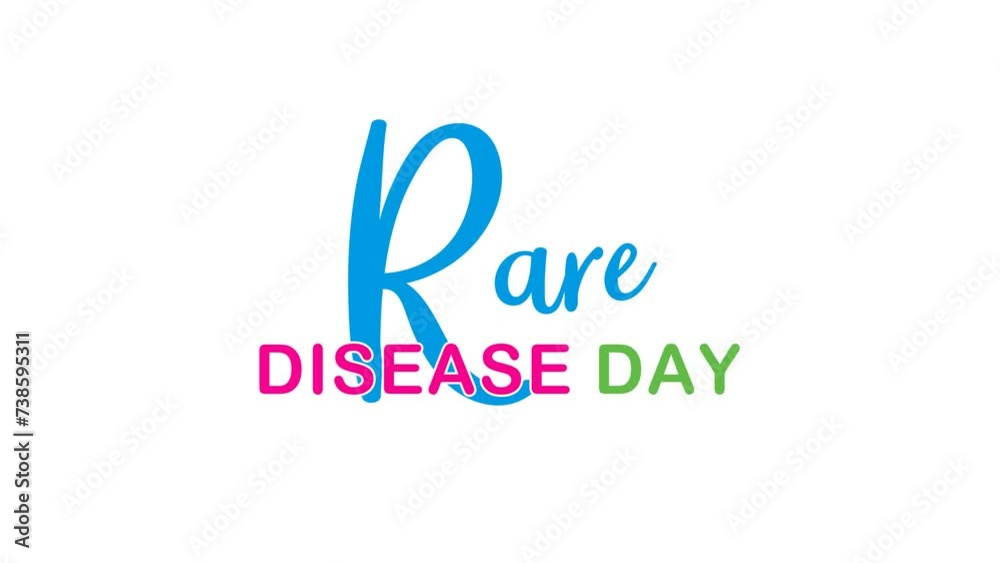 Rare Disease Day Text Animation. Great for Rare Disease Day Celebrations, for banner, social media feed wallpaper stories. Rare Disease Day Text Animation. Great for Rare Disease Day Celebrations, for banner, social media feed wallpaper stories.