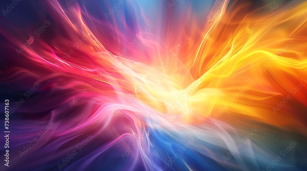 colorful flowing energy rays background colorful flowing energy rays background