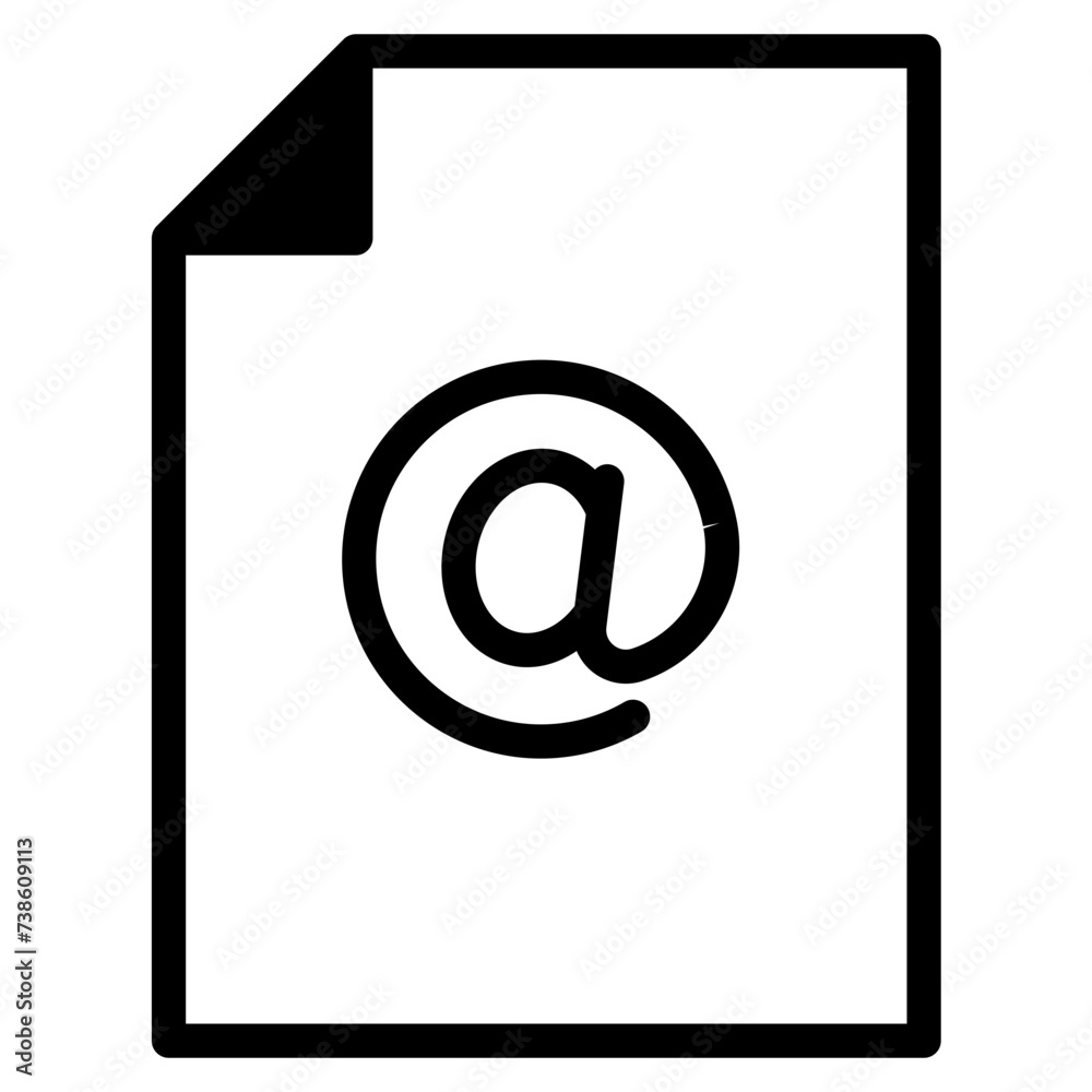 envelope with paper document envelope with paper document