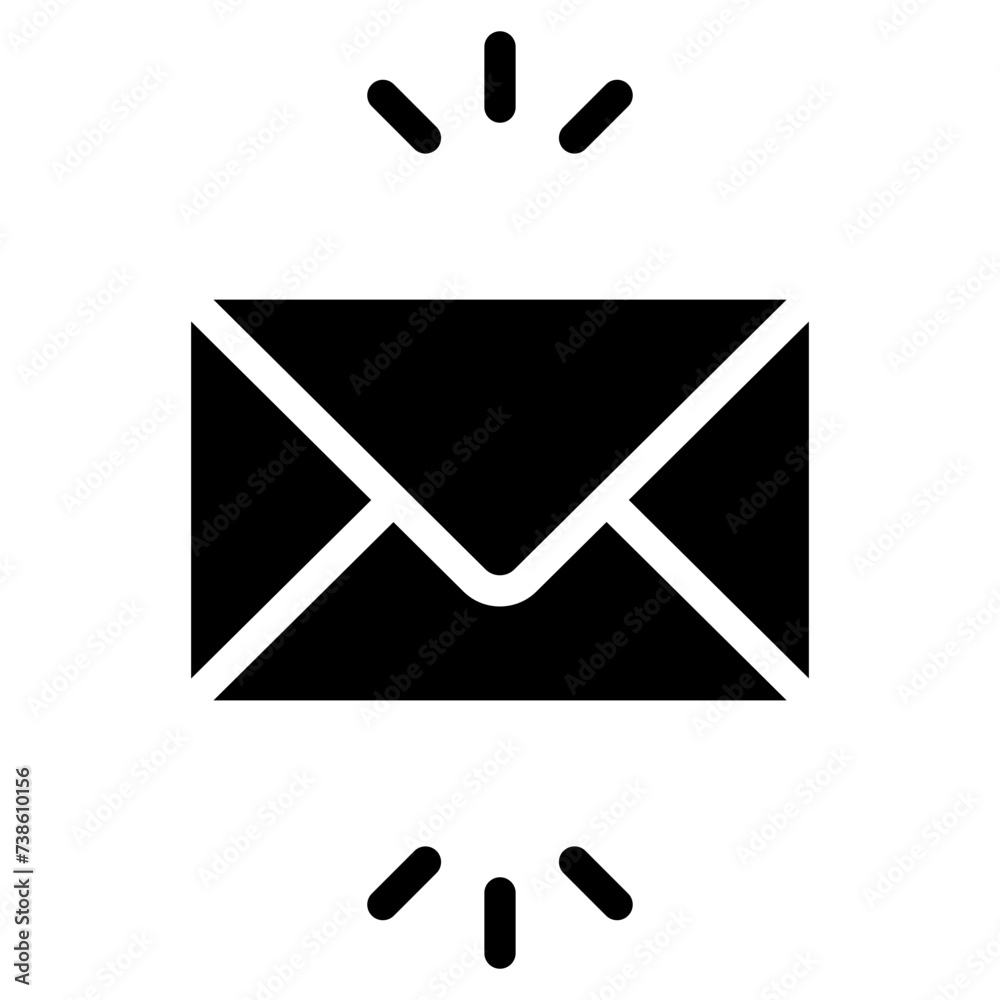 Envelope icon, Mail icon vector for web, computer and mobile app Envelope icon, Mail icon vector for web, computer and mobile app